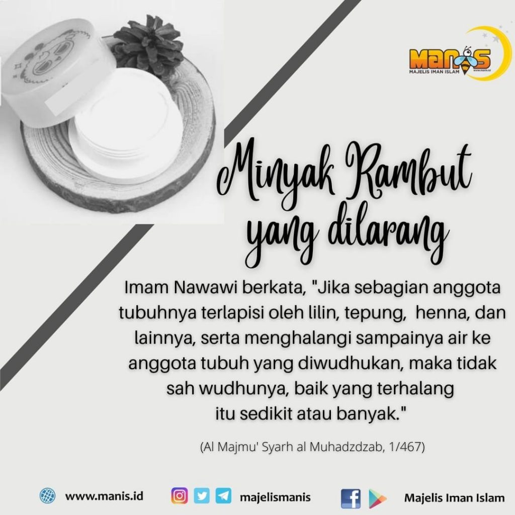 Minyak Rambut yang Dilarang