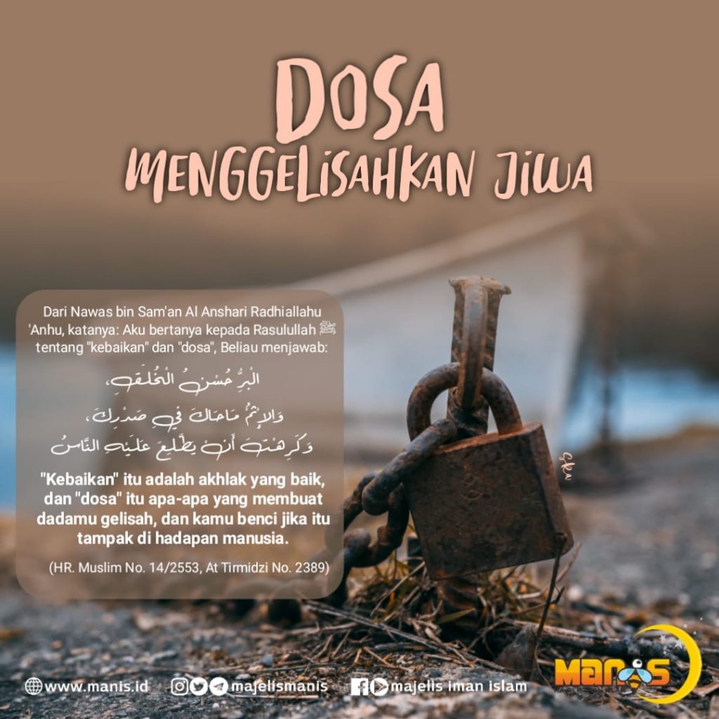 Dosa Menggelisahkan Jiwa