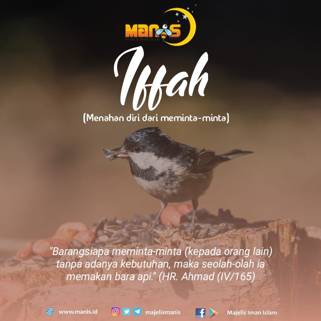 Antara Iffah dan Menerima Pemberian, Serta Keutamaan Menginvestasikan Harta Untuk Disedekahkan Hasilnya