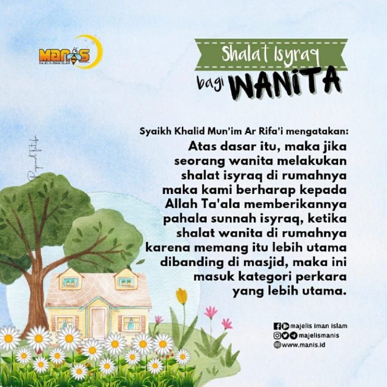 Shalat Sunnah Isyraq Bagi Wanita