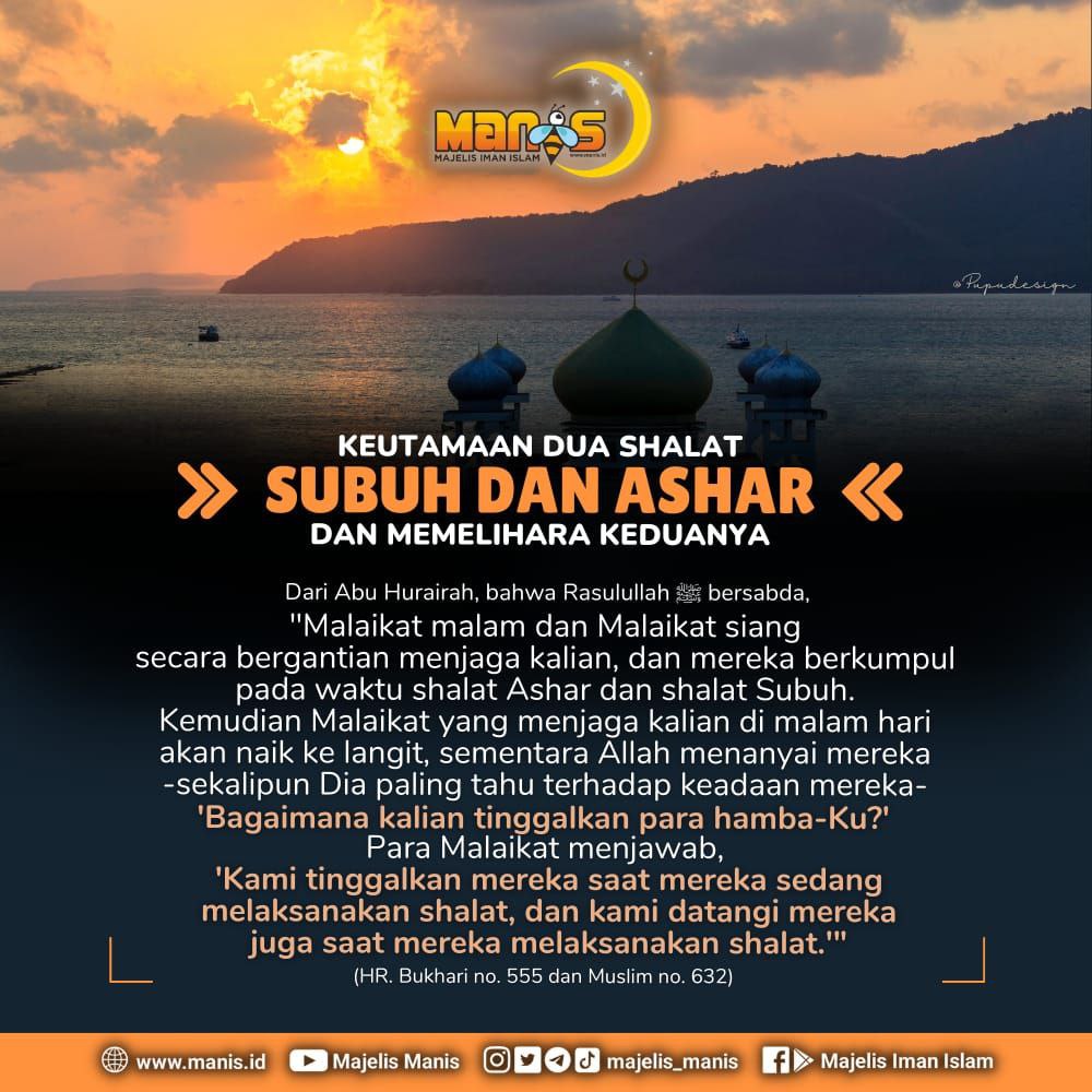 Laporan Malaikat di Waktu Ashar