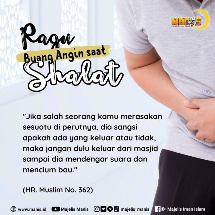 Ragu Buang Angin Kentut Saat Salat